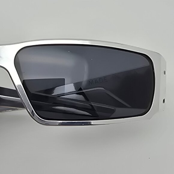 *SOLD* Gatorz Octane Polished Silver Frame Grey Lens Sunglasses w/ Ammo Box Case - Picture 11 of 16